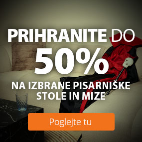 Izbrani pisarniški stoli in mize