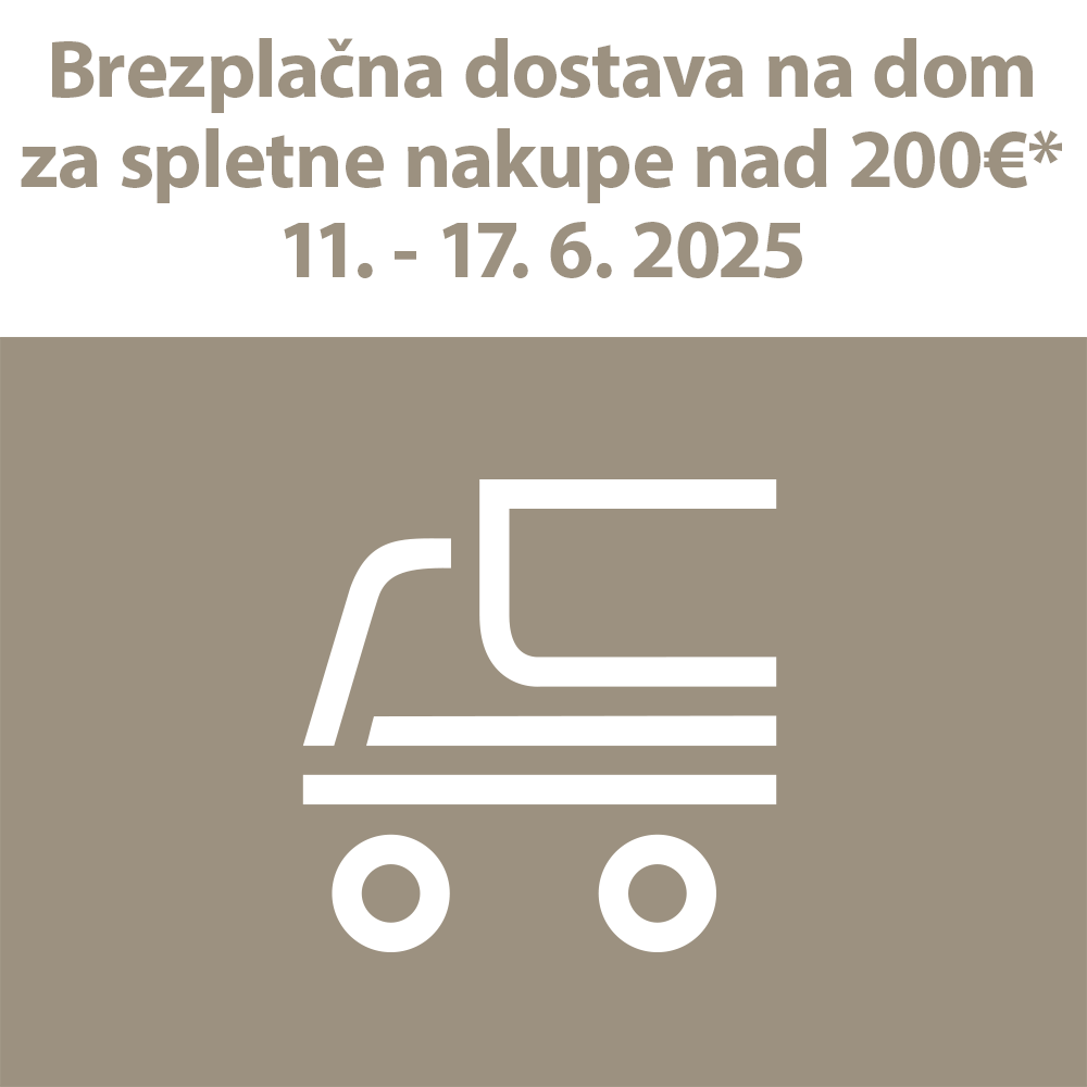 Brezplačna dostava na dom nad 200 eur 11.- 17. 6. 25