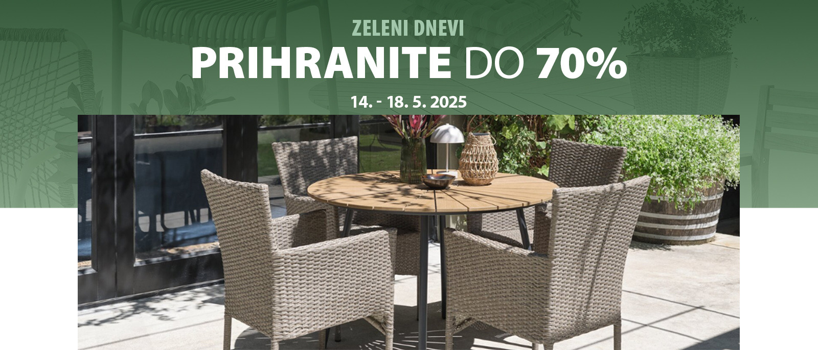 Zeleni dnevi s popusti do 70%