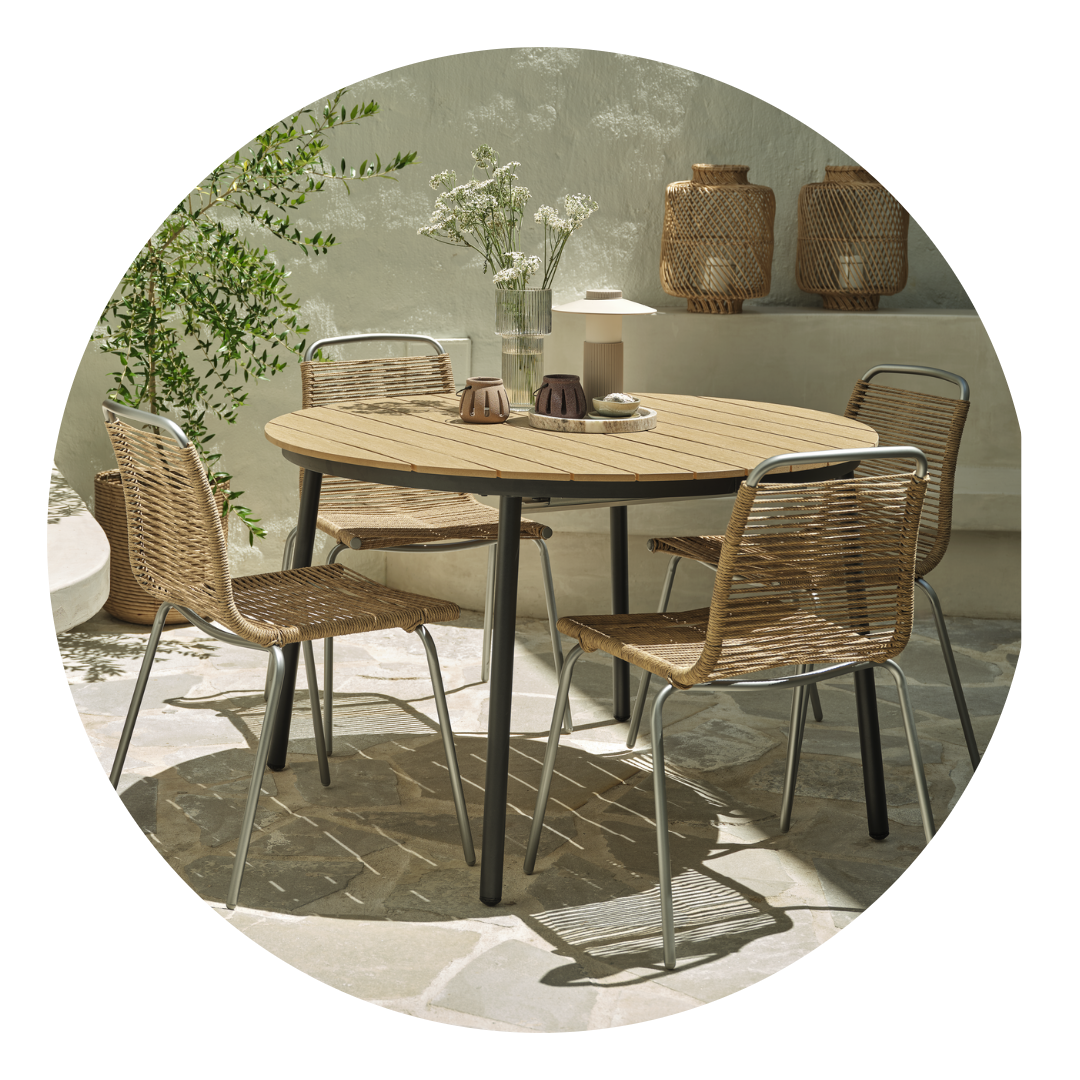 Garden table and chairs Garden table and chairs