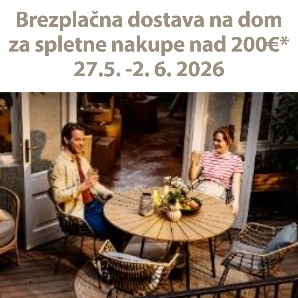 Brezplačna dostava na dom nad 200 eur 27.5.-2.6.26