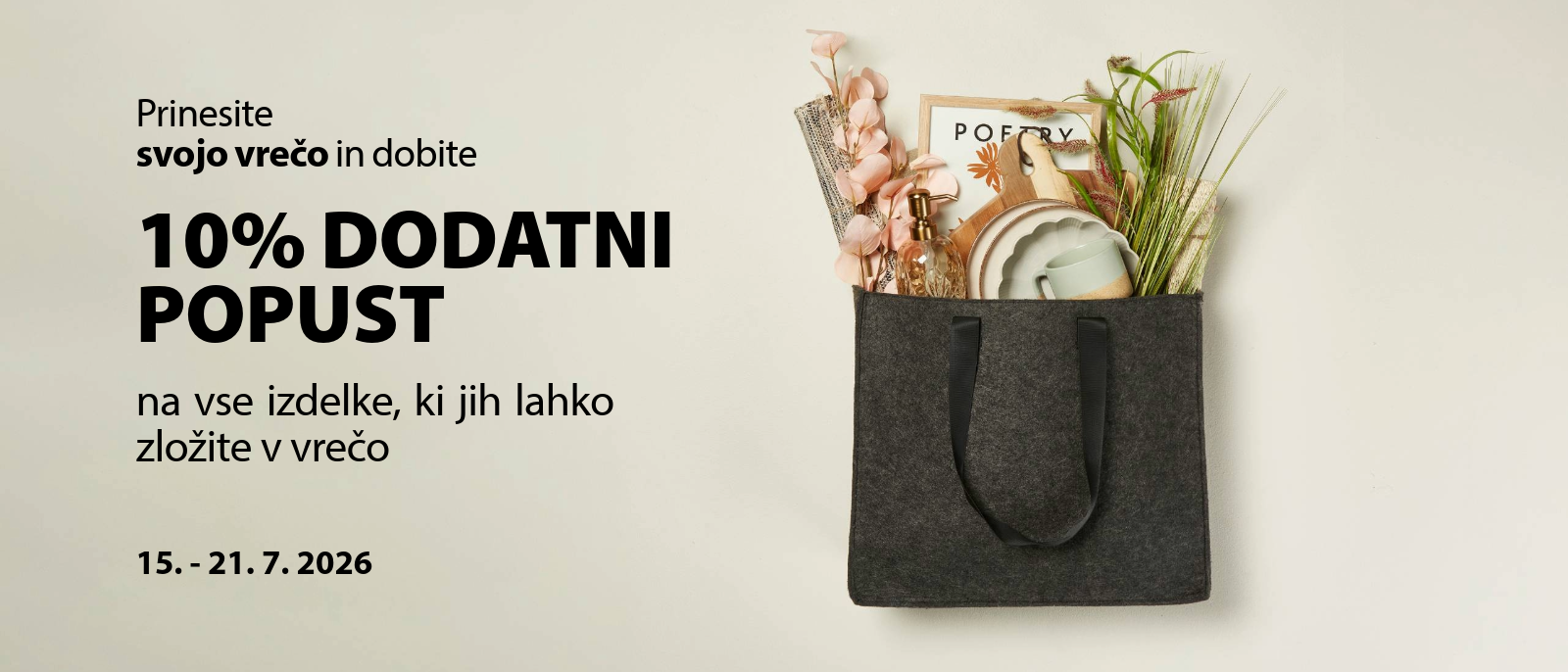 Prinesite svojo vrečo