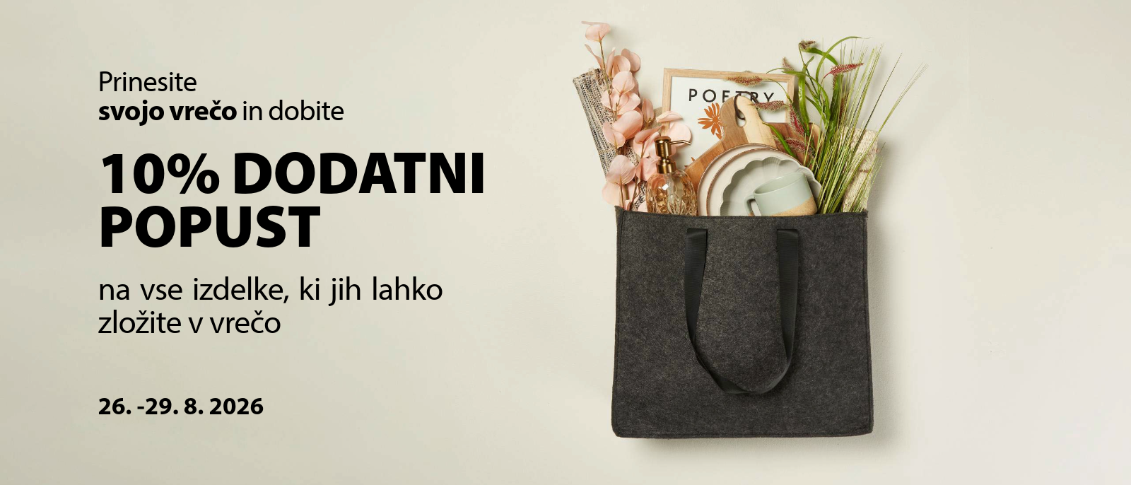 Prinesite svojo vrečo